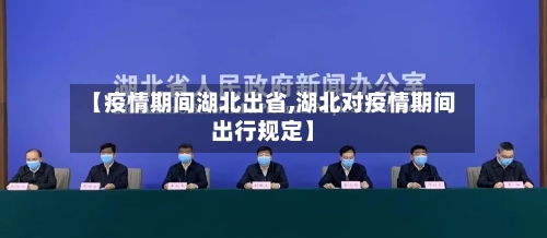 【疫情期间湖北出省,湖北对疫情期间出行规定】