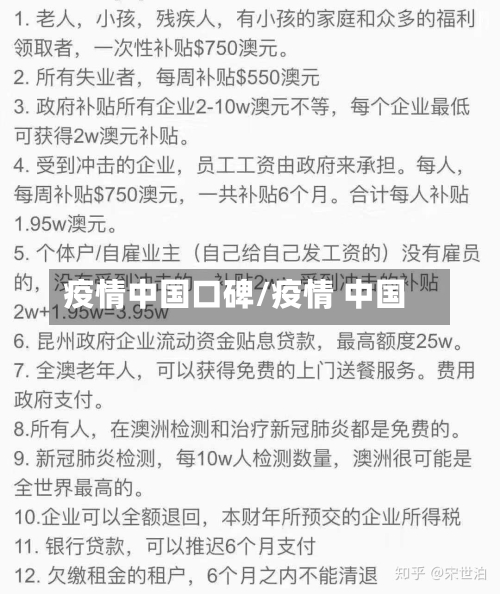 疫情中国口碑/疫情 中国-第2张图片