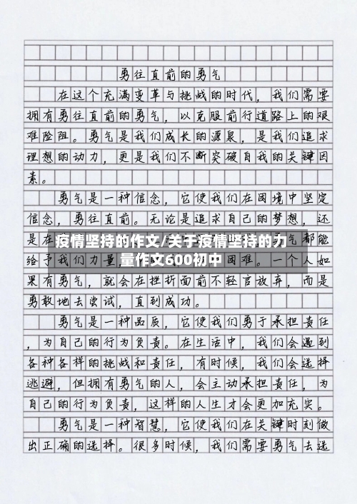 疫情坚持的作文/关于疫情坚持的力量作文600初中-第2张图片