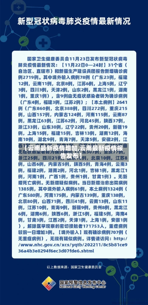 【云南最新疫情增加,云南最新疫情报告发布】