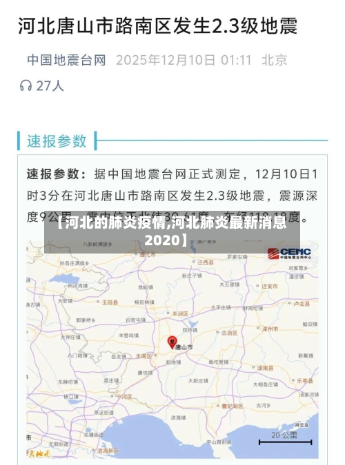 【河北的肺炎疫情,河北肺炎最新消息2020】-第2张图片