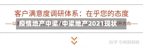 疫情地产中梁/中梁地产2021现状