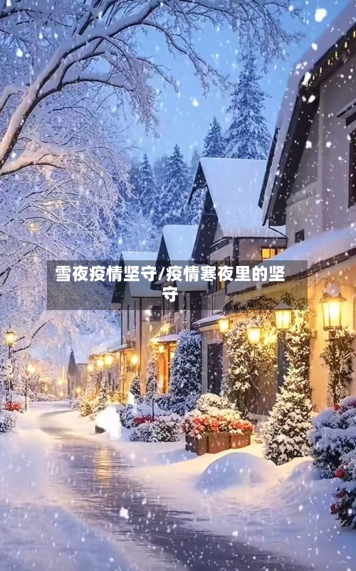 雪夜疫情坚守/疫情寒夜里的坚守-第3张图片