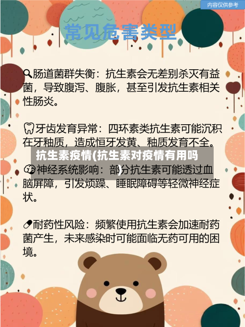 抗生素疫情(抗生素对疫情有用吗)-第2张图片