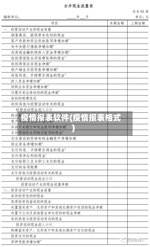 疫情报表软件(疫情报表格式)-第2张图片