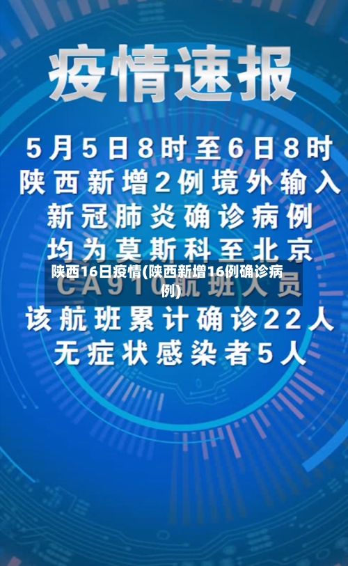 陕西16日疫情(陕西新增16例确诊病例)