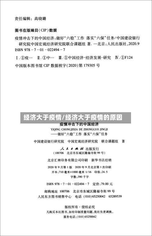 经济大于疫情/经济大于疫情的原因