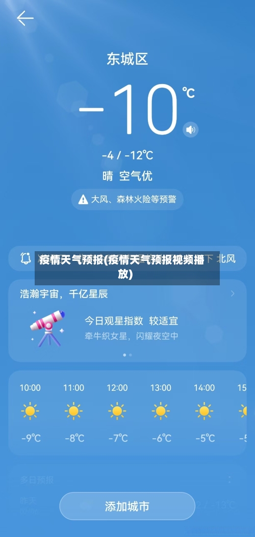 疫情天气预报(疫情天气预报视频播放)-第2张图片